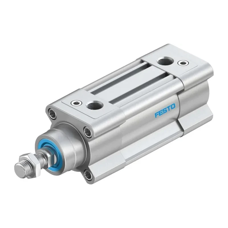 Festo Pneumatic Piston Rod Cylinder 40mm Bore, 25mm Stroke, Aluminium Body, Double Acting DSBC-40-25-PPVA-N3