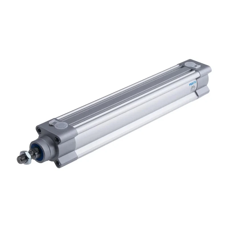 Festo Pneumatic Piston Rod Cylinder 40mm Bore 250mm Stroke Double Acting Aluminium Body DSBC-40-250-PPVA-N3