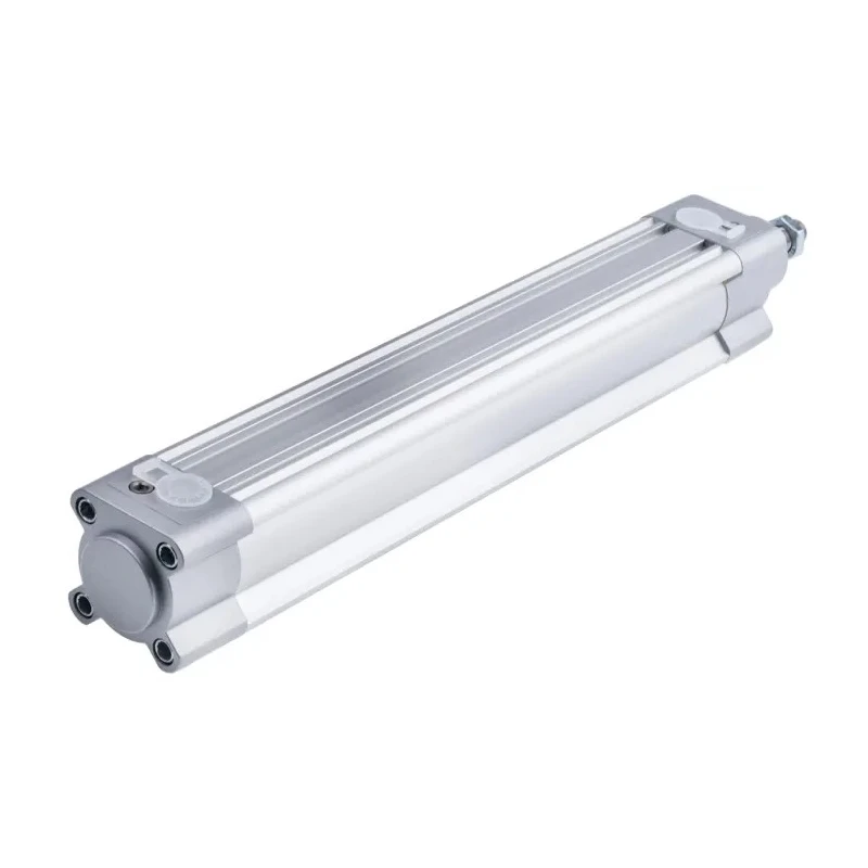 Festo Pneumatic Piston Rod Cylinder 40mm Bore 250mm Stroke Double Acting Aluminium Body DSBC-40-250-PPVA-N3