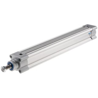 Festo Pneumatic Piston Rod Cylinder 40mm Bore, 320mm Stroke, Aluminium Body, Double Acting DSBC-40-320-PPSA-N3