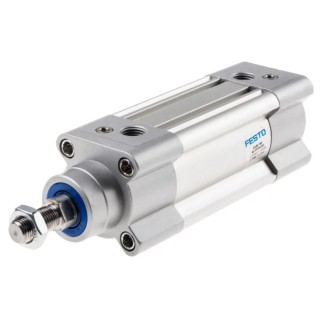 Festo Pneumatic Piston Rod Cylinder Double Acting DSBC Series 40 mm Bore, 40 mm Stroke, Air Cushion DSBC-40-40-PPVA-N3