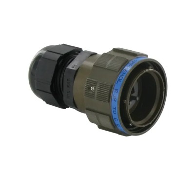 Amphenol Socapex RJFTV Series RJ45 Male Connector Cable Mount Cat5e Shielded Straight 1 Port 8 Way 