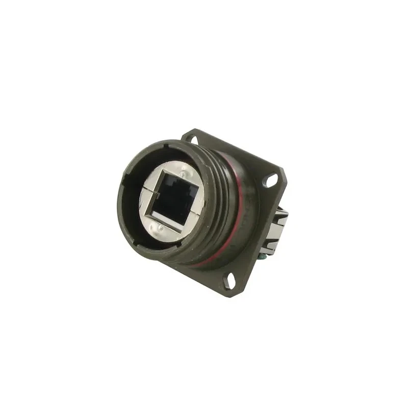Amphenol Socapex RJFTV Series RJ45 Shielded Female Panel Mount Connector Cat5e 1 Port 8 Way 