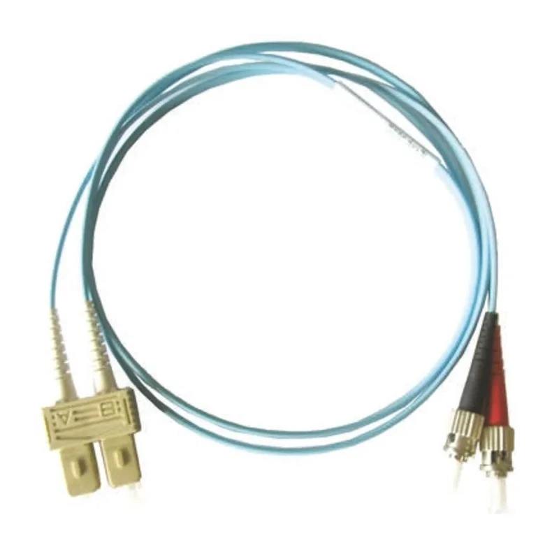 Molex CES Fibre Optic Cable ST to SC Low Smoke Zero Halogen Aqua 3m 91.19.372.00300
