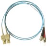 Molex CES Fibre Optic Cable ST to SC Low Smoke Zero Halogen Aqua 3m 91.19.372.00300