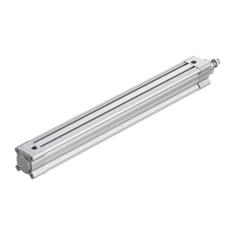 Festo Pneumatic Piston Rod Cylinder 40mm Bore, 400mm Stroke, Double Acting, Through Hole Mount DSBC-40-400-PPSA-N3