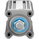Festo Pneumatic Piston Rod Cylinder 40mm Bore, 400mm Stroke, Double Acting, Through Hole Mount DSBC-40-400-PPSA-N3