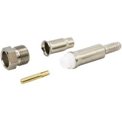TE Connectivity FME Series 50 Ω Coaxial Connector Cable Female FME Straight Body Crimp 1-1337551-0