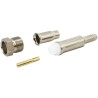 TE Connectivity FME Series 50 Ω Coaxial Connector Cable Female FME Straight Body Crimp 1-1337551-0