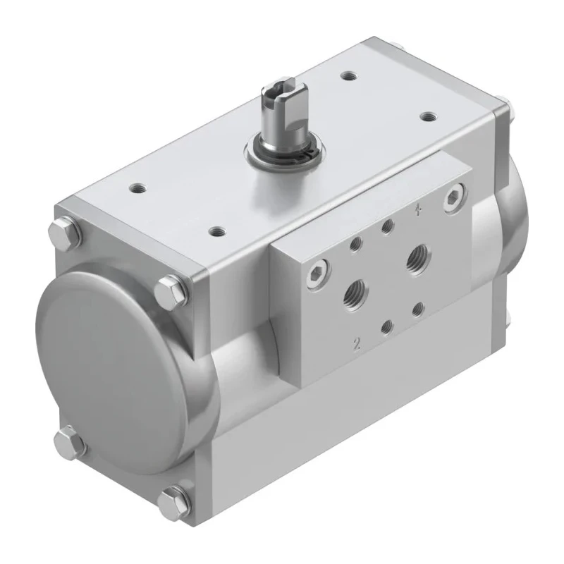 Festo Pneumatic Rotary Actuator Double Acting 20mm Bore 8 Bar Maximum Pressure DFPD-20-RP-90-RD-F04