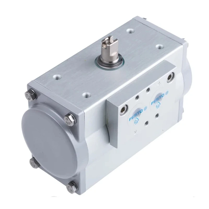 Festo Pneumatic Rotary Actuator Double Acting 20mm Bore 8 Bar Maximum Pressure DFPD-20-RP-90-RD-F04