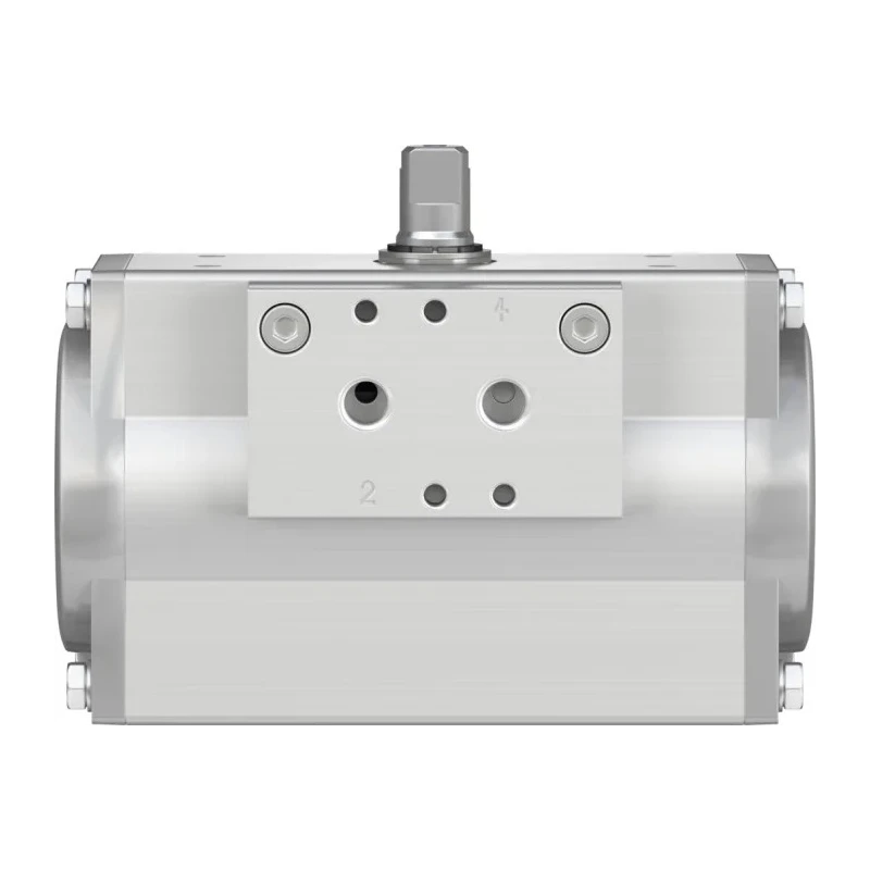Festo Pneumatic Rotary Actuator Double Acting 20mm Bore 8 Bar Maximum Pressure DFPD-20-RP-90-RD-F04