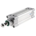 Festo Pneumatic Piston Rod Cylinder 50mm Bore 100mm Stroke Double Acting Aluminium Body DSBC-50-100-PPVA-N3