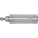 Festo Pneumatic Piston Rod Cylinder 50mm Bore 100mm Stroke Double Acting Aluminium Body DSBC-50-100-PPVA-N3