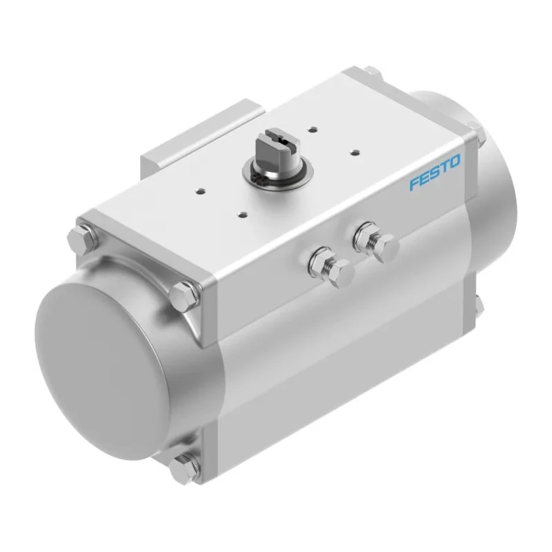 Festo Pneumatic Rotary Actuator Single Acting 8 bar Maximum Operating Pressure 44.8Nm Torque DFPD-120-RP-90-RS60-F0507