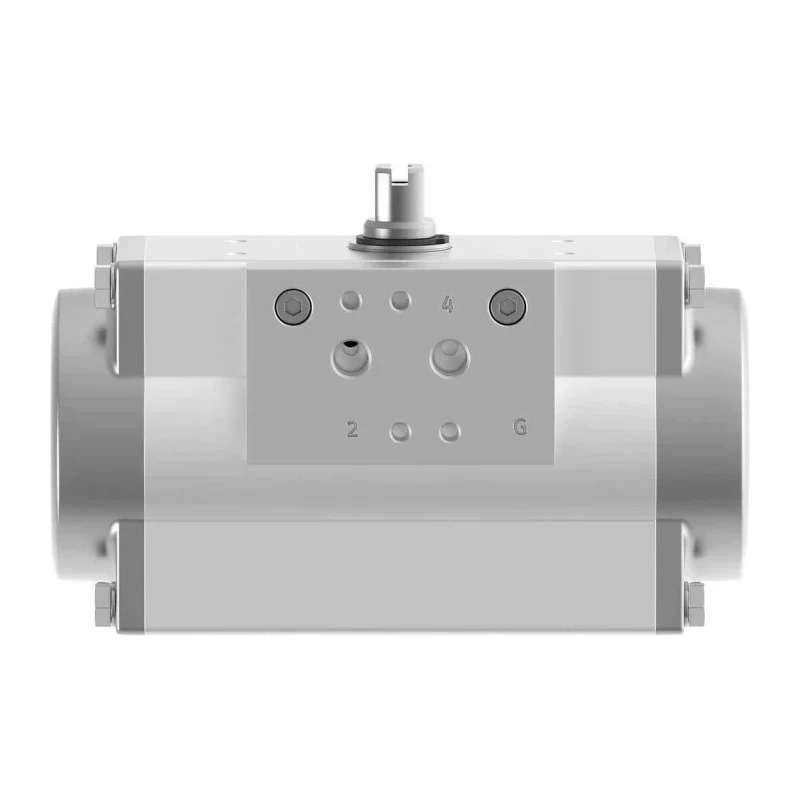 Festo Pneumatic Rotary Actuator Single Acting 20mm Bore 8 bar Pressure 7.3Nm Torque DFPD-40-RP-90-RS30-F0507