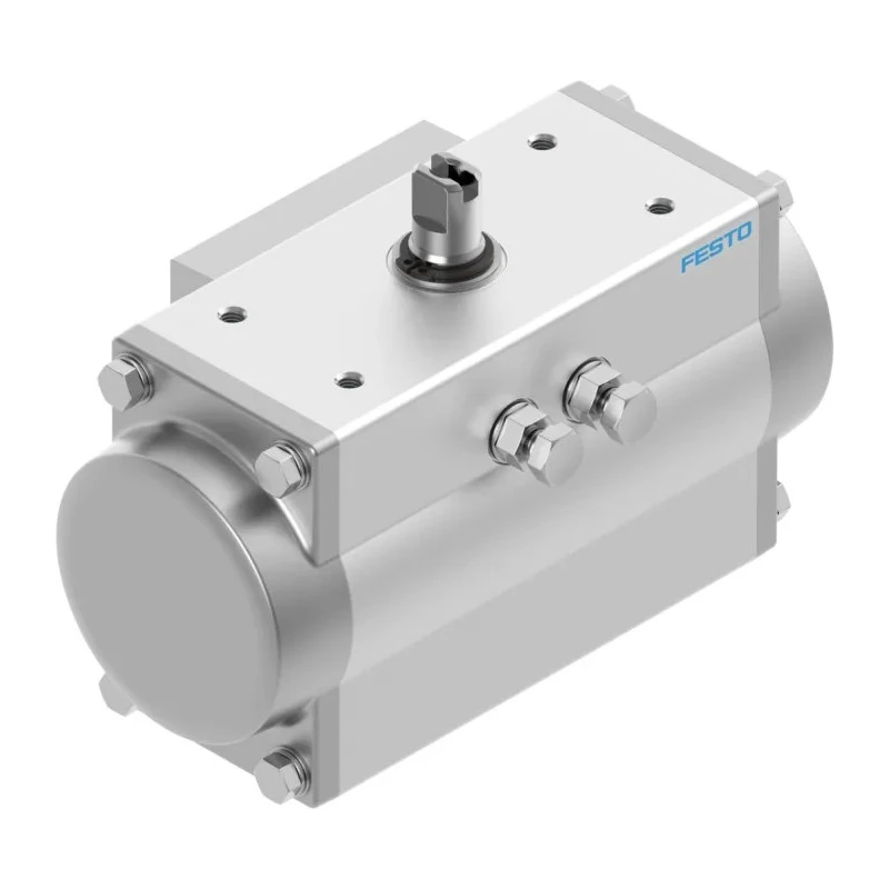 Festo Pneumatic Rotary Actuator Single Acting 8 bar Pressure 20mm Bore DFPD-20-RP-90-RS30-F04