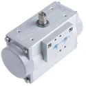 Festo Pneumatic Rotary Actuator Single Acting 8 bar Pressure 20mm Bore DFPD-20-RP-90-RS30-F04