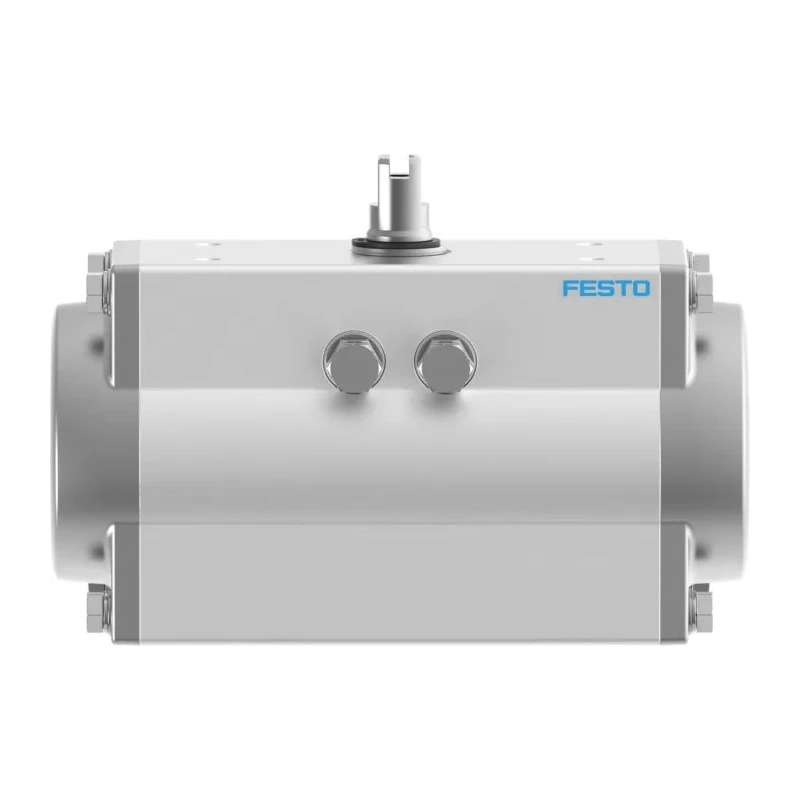 Festo Pneumatic Rotary Actuator Single Acting 8 bar Pressure 20mm Bore DFPD-20-RP-90-RS30-F04
