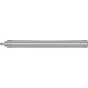 Festo Pneumatic Piston Rod Cylinder 40mm Bore, 500mm Stroke, Double Acting, Aluminium Body, Air Cushion DSBC-40-500-PPSA-N3