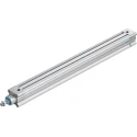 Festo Pneumatic Piston Rod Cylinder 40mm Bore, 500mm Stroke, Double Acting, Aluminium Body, Air Cushion DSBC-40-500-PPSA-N3