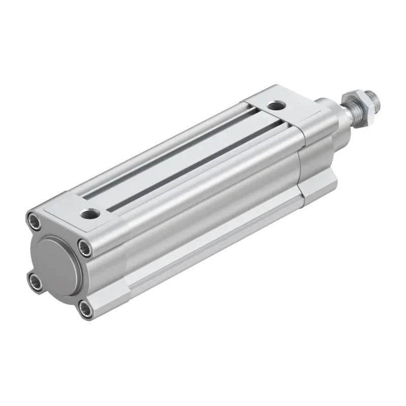 Festo Pneumatic Piston Rod Cylinder DSBC Series 50mm Bore, 125mm Stroke, Double Acting, Aluminium Body DSBC-50-125-PPVA-N3