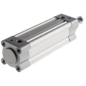 Festo Pneumatic Piston Rod Cylinder DSBC Series 50mm Bore, 125mm Stroke, Double Acting, Aluminium Body DSBC-50-125-PPVA-N3