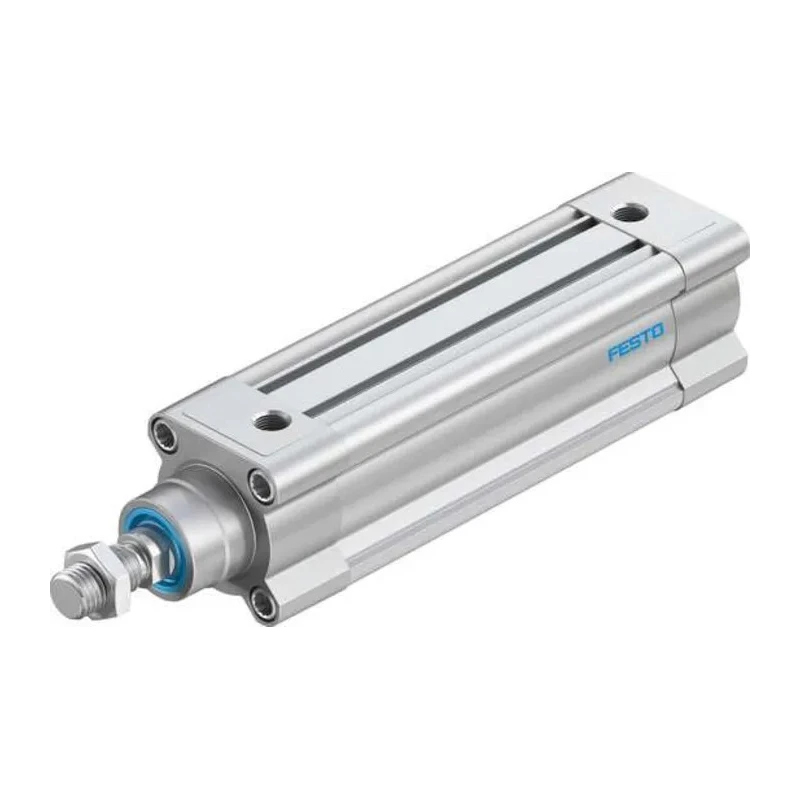 Festo Pneumatic Piston Rod Cylinder DSBC Series 50mm Bore, 125mm Stroke, Double Acting, Aluminium Body DSBC-50-125-PPVA-N3
