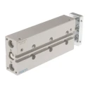 Festo Pneumatic Guided Cylinder, DFM Series, 12mm Bore, 100 mm Stroke, Double Acting, Through Hole Mount DFM-12-100-P-A-KF