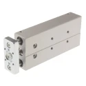 Festo Pneumatic Guided Cylinder, DFM Series, 12mm Bore, 100 mm Stroke, Double Acting, Through Hole Mount DFM-12-100-P-A-KF