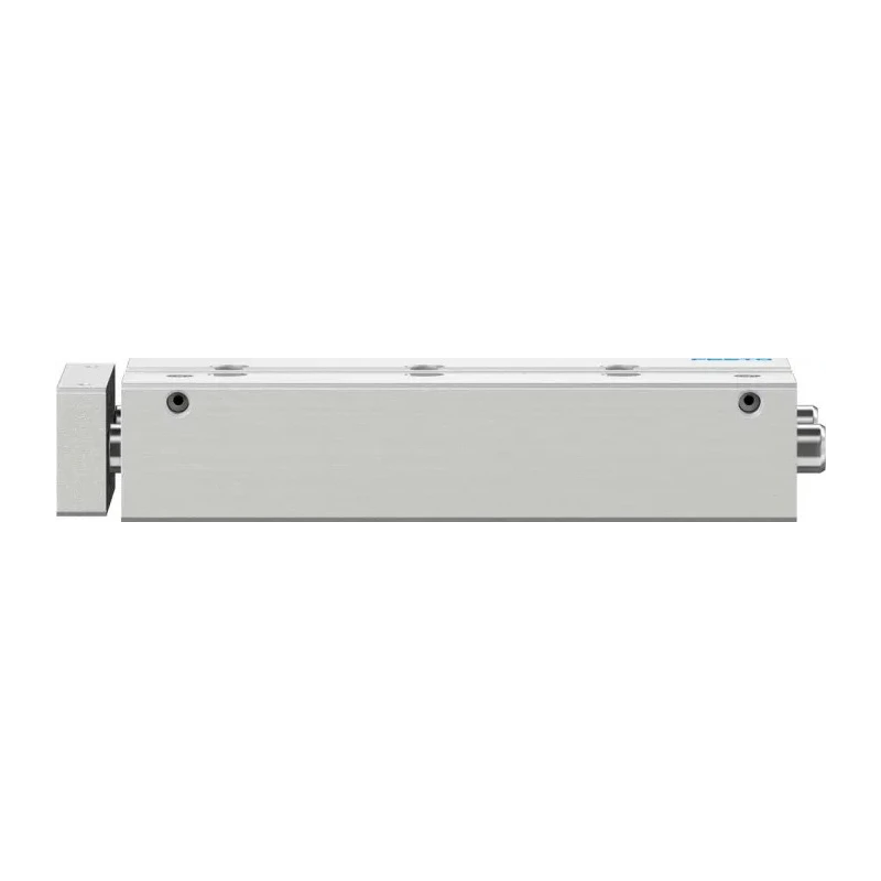 Festo Pneumatic Guided Cylinder 12mm Bore, 100 mm Stroke, Double Acting, Through Hole Mount, Wrought DFM-12-100-P-A-GF