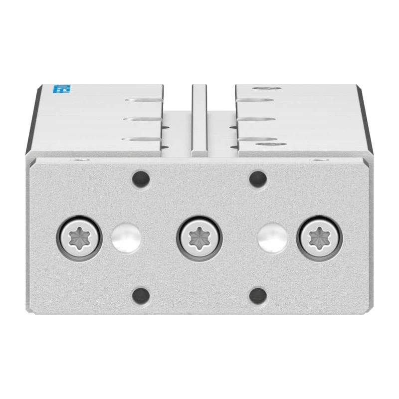 Festo Pneumatic Guided Cylinder 12mm Bore, 100 mm Stroke, Double Acting, Through Hole Mount, Wrought DFM-12-100-P-A-GF