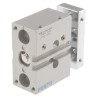 Festo Pneumatic Guided Cylinder 12mm Bore Double Acting 10mm Stroke Through Hole Mount DFM-12-10-P-A-KF