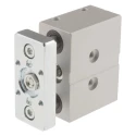 Festo Pneumatic Guided Cylinder 12mm Bore Double Acting 10mm Stroke Through Hole Mount DFM-12-10-P-A-KF