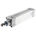 Festo Pneumatic Piston Rod Cylinder 50mm Bore, 150mm Stroke, Double Acting, Aluminium Body, ISO 15552 DSBC-50-150-PPSA-N3