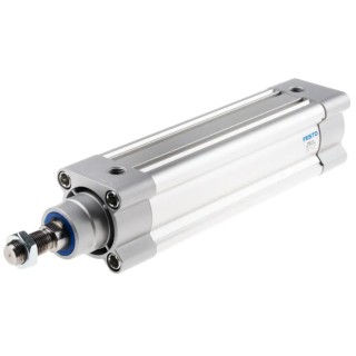 Festo Pneumatic Piston Rod Cylinder 50mm Bore, 150mm Stroke, Double Acting, Aluminium Body, ISO 15552 DSBC-50-150-PPSA-N3