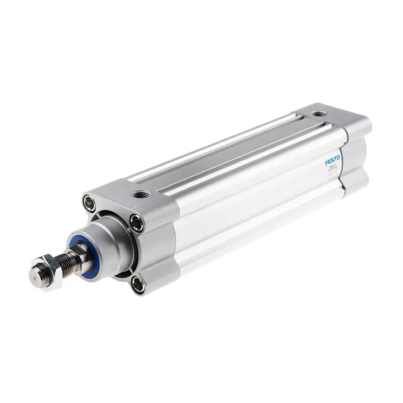 Festo Pneumatic Piston Rod Cylinder 50mm Bore, 150mm Stroke, Double Acting, Aluminium Body, ISO 15552 DSBC-50-150-PPSA-N3