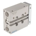 Festo Pneumatic Guided Cylinder 12mm Bore 25mm Stroke Double Acting Through Hole Mount DFM Series DFM-12-25-P-A-GF
