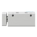 Festo Pneumatic Guided Cylinder 12mm Bore 25mm Stroke Double Acting Through Hole Mount DFM Series DFM-12-25-P-A-GF