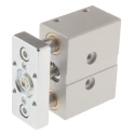 Festo Pneumatic Guided Cylinder 12mm Bore Double Acting Through Hole Mount 10 bar Max Pressure DFM-12-10-P-A-GF