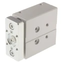 Festo Pneumatic Guided Cylinder 12mm Bore 25mm Stroke Double Acting Through Hole Mount DFM-12-25-P-A-KF
