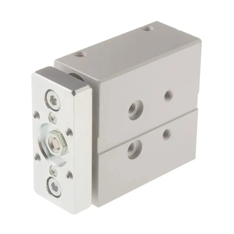 Festo Pneumatic Guided Cylinder 12mm Bore 25mm Stroke Double Acting Through Hole Mount DFM-12-25-P-A-KF