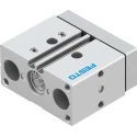 Festo Pneumatic Guided Cylinder 16mm Bore Double Acting Through Hole Mount 10 bar Pressure DFM-16-10-P-A-GF