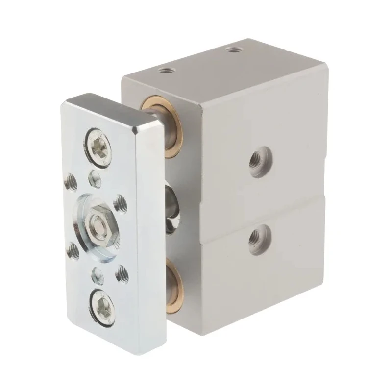 Festo Pneumatic Guided Cylinder 16mm Bore Double Acting Through Hole Mount 10 bar Pressure DFM-16-10-P-A-GF