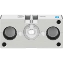 Festo Pneumatic Guided Cylinder 16mm Bore Double Acting Through Hole Mount 10 bar Pressure DFM-16-10-P-A-GF