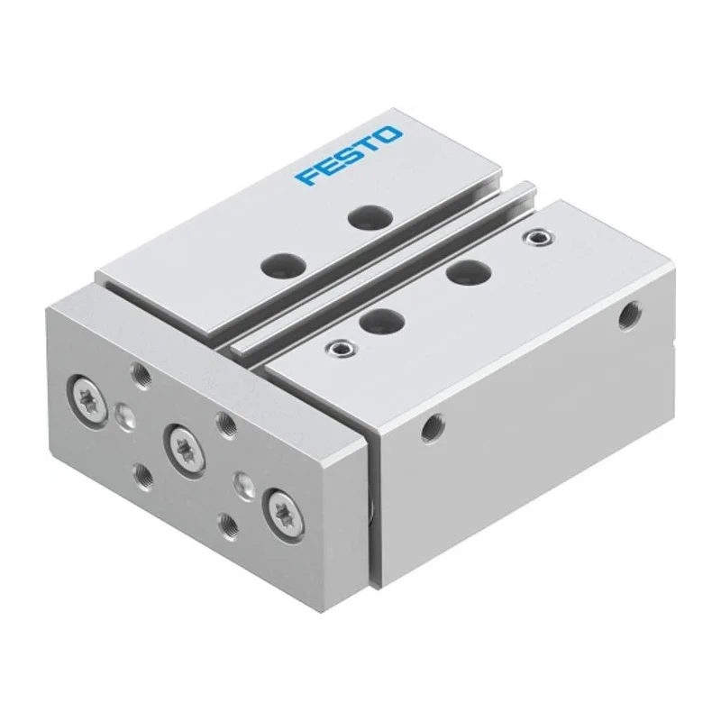 Festo Pneumatic Guided Cylinder 16mm Bore Double Acting 30mm Stroke Aluminum Body DFM-16-30-P-A-KF