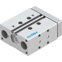 Festo Pneumatic Guided Cylinder 16mm Bore Double Acting 30mm Stroke Aluminum Body DFM-16-30-P-A-KF