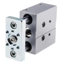 Festo Pneumatic Guided Cylinder 16mm Bore Double Acting 30mm Stroke Aluminum Body DFM-16-30-P-A-KF