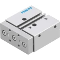 Festo Pneumatic Guided Cylinder 16mm Bore, 20 mm Stroke, Double Acting, Through Hole Mount, Wrought DFM-16-20-P-A-GF