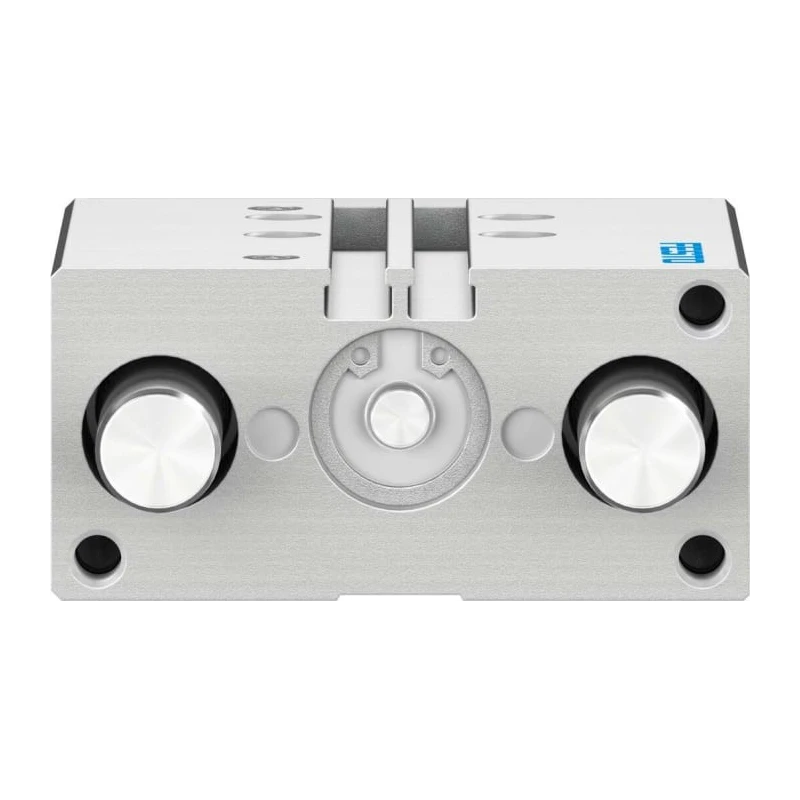 Festo Pneumatic Guided Cylinder 16mm Bore, 40 mm Stroke, Double Acting, Through Hole Mount, Wrought DFM-16-40-P-A-GF
